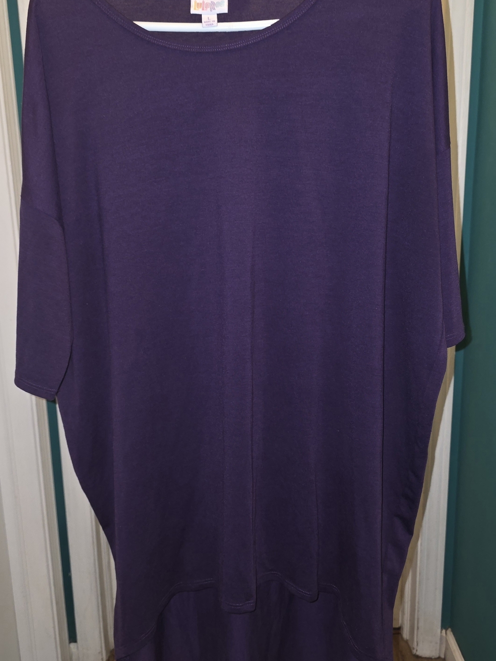 Relaxed Purple Women's Tunic Top